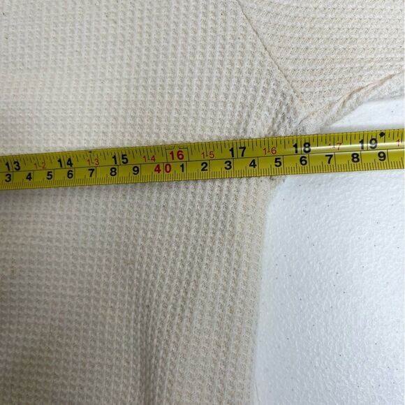 Fruit of the Loom Waffle Thermal Long Sleeve Cream Undershirt Top Men Size Large - Picture 4 of 6